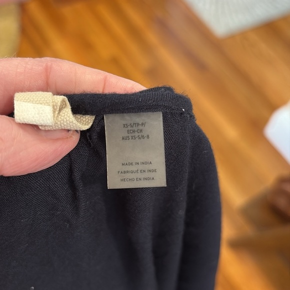 Roxy black swim cover up with tassels.  Size XS - Picture 8 of 9